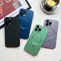Funda magnética mate de lujo para iPhone, 15, 14, 13, 12, 11 Pro Max Plus, Magsafe, funda suave a prueba de golpes - details 2