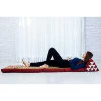 Cómodo Colchón De Suelo con Cojín De Lectura, Futón Japonés, Cama Plegable O Esterilla De Masaje Tailandés, 170 x 53 cm, Azul Claro - details 33