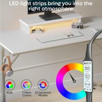 Escritorio de Escritorio LED Soporte de Monitor de Trabajo Portavasos para Auriculares - details 19
