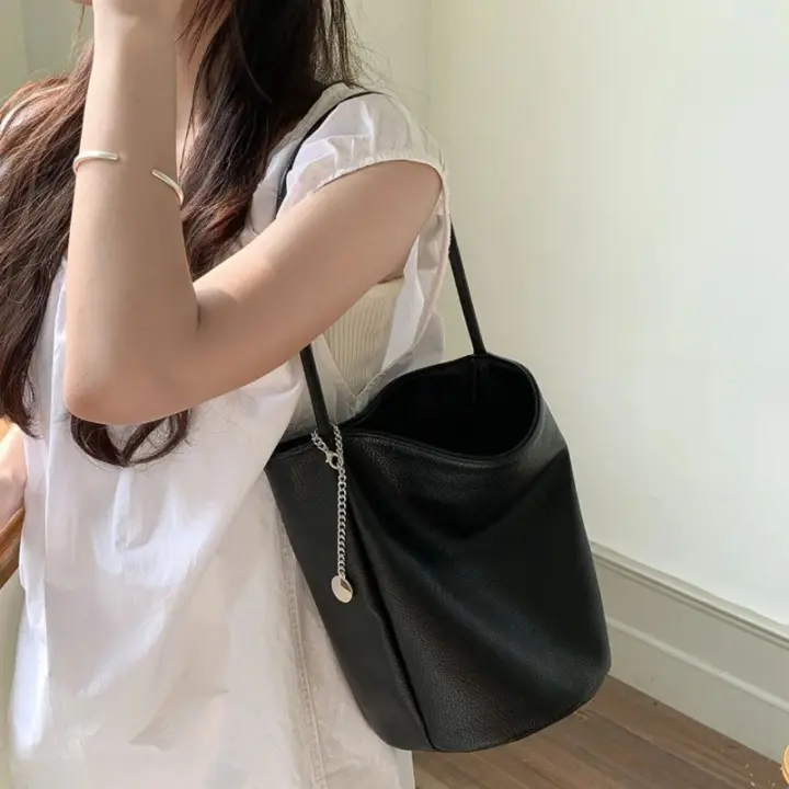 2025 Nueva Moda Bolso tipo cubo Gran Capacidad Bolso Tote Bolso Bandolera Cartera - 1