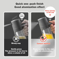 Botella de Spray de Aceite de Vidrio Borosilicato Alto 250ml para Cocina Dispensador de Aceite de Oliva Mister para Fryer de Aire Ensalada Horneado Material ABS Plástico Características Especiales a Prueba de Fugas Hecho en China - details 6