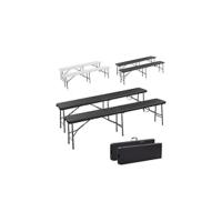 Banco Plegable para Cerveza I Longitud de 183x28x43cm Set de 2 Ideal para Acampar, Jardín, Fiesta en Jardín - details 23