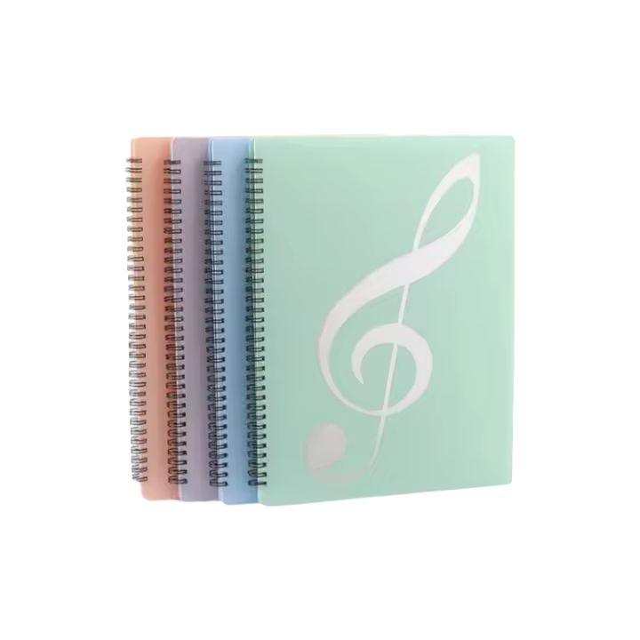 Carpeta de Partituras de Piano A4 Organizador de Papel de Música de 60 Páginas - 1