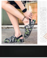 Sandalias De Hombre Talla Grande Con Suela Gruesa Antideslizante Para Playa Y Jardín EVA Cómodas Clogs Casuales Color Camuflaje - details 3