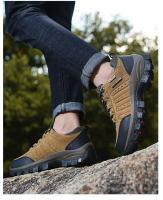 Zapatos de cuero de alta calidad para hombres Zapatillas deportivas impermeables - details 17