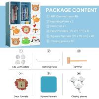 Estantería de Módulos para Niños Organizador Modular de 12 Módulos Tamaño 140x105 cm Para el Hogar - details 5