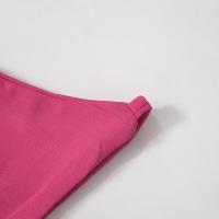 D24DS177 Ropa de Mujer Vestido de Verano de Color Sólido Simple sin Mangas Vestido Ajustado Falda Corta - details 27