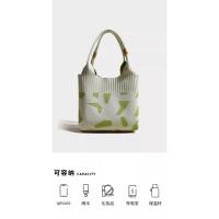 Ari fly nicho de punto bolso diseñador original bolso de hombro bolso de mano portátil nuevo bolso de cubo de las mujeres volando bolso tejido grueso - details 7