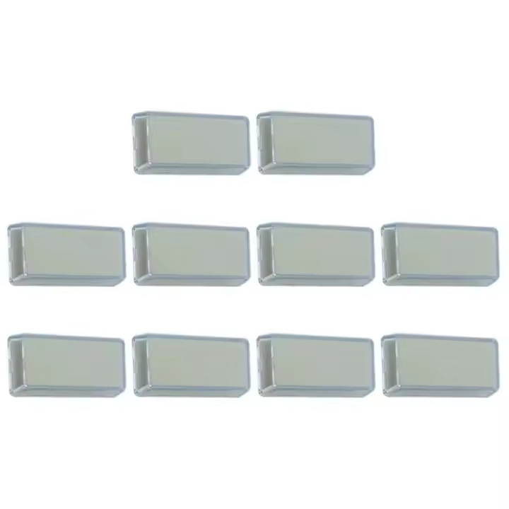 Cubierta semillave duradera D7yc, 10 teclas/juego, teclado de tecnología transparente ABS con cubierta protectora desmontable - 1