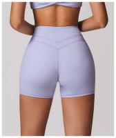 Pantalones Cortos de Yoga de Cintura Alta Nylon Transpirable y Secado Rápido - details 14