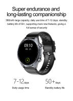 Reloj inteligente de grado médico 2025 para hombres, tratamiento láser, tres ECG altos + PPG, glucosa en sangre, temperatura corporal, llamada BT, relojes inteligentes de salud - details 33