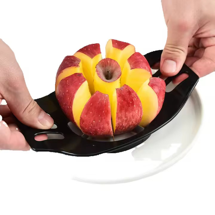 Cortador de manzanas de acero inoxidable, cortador de manzanas de 1 unidad, removedor de núcleos de manzanas, herramienta de eliminación de núcleos de frutas de cocina, utensilios de corte de cocina - 1