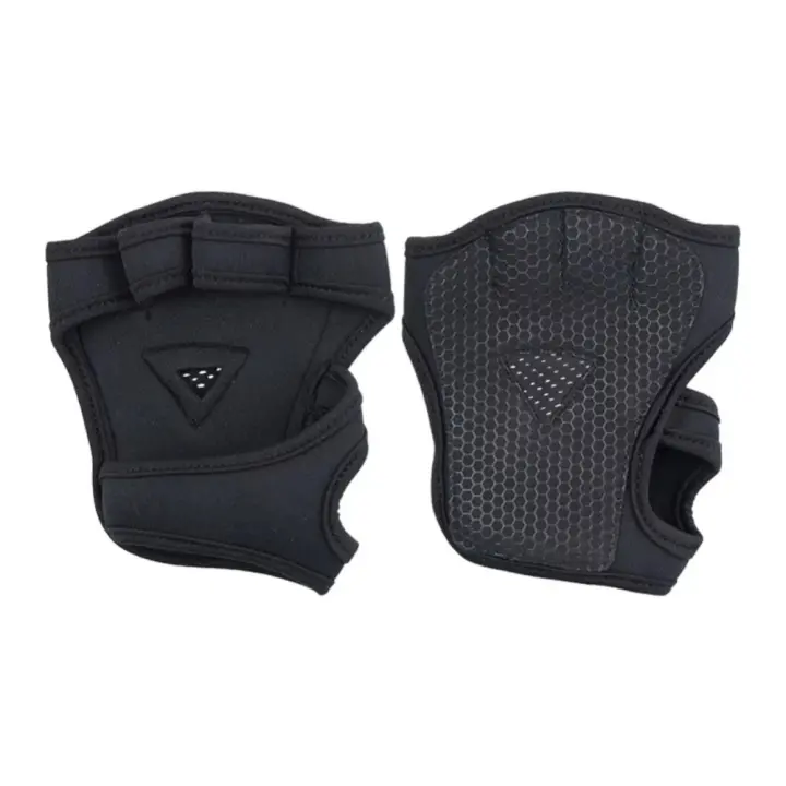 1 par de guantes protectores de palma para mujer, antideslizantes, duraderos, almohadillas protectoras de palma para Fitness, resistentes al desgaste, transpirables - 1