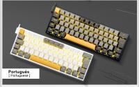 Teclado mecánico E-YOOSO Z11 con cable USB para juegos, interruptor rojo, 61 teclas, ruso, brasileño, portugués, para ordenador, PC y portátil - details 10