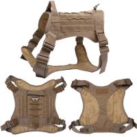 Chaleco Táctico Militar para Mascotas Correa de Entrenamiento al Aire Libre para Perros Medianos y Grandes Collar Incluido - details 4