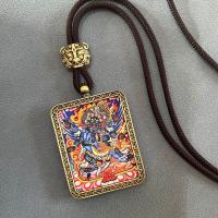 Colgante Xizang del dios de la riqueza de cinco caminos, marca Thangka Buddha, accesorios de recuerdo Daheitian - details 4