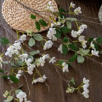 Flor de Lila Artificial de tacto Real, rama de flor de Lila de seda hecha a mano elegante, flor falsa de lujo para sala de estar y escritorio - details 9