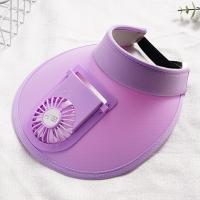 Sombrero De Béisbol Para Mujer Con Ventilador Solar De Verano Protección Total Pico Grande Y Cima Vacia Sombrero Fresco Y Secado Rápido Para Playa - details 3