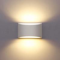 7W Blanco Cálido LED Modernos Lámpara de Pared Interior para Sala de Estar, Dormitorio, Pasillo (Incluye Bombilla LED), 2 Piezas - details 10