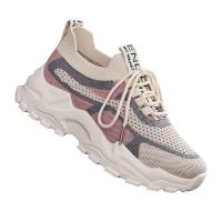 Zapatos deportivos de mujer de nuevo estilo primavera/verano 2025 - Zapatos de lona casuales de suela suave, transpirables y modernos, ligeros para correr con suela gruesa estilo papá. - details 3