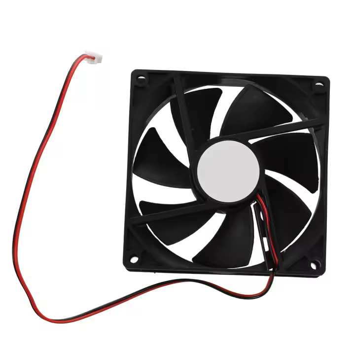 Ventilador de refrigeración para caja de ordenador, Enfriador de CPU, 90mm x 25mm, DC 12V, 2 pines - 1