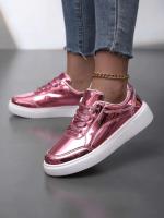 Zapatillas deportivas de moda para otoño 2024, zapatos planos informales transpirables y ligeros para exteriores con lentejuelas de suela gruesa para parejas - details 7