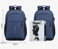 Mochila impermeable para hombre, mochila ultraligera para hombre, mochila para libros, mochila elegante para hombre, mochila para portátil de 15,6" - details 0