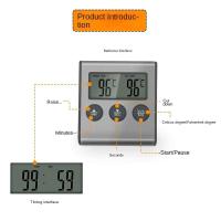 Termómetro Digital inalámbrico remoto Tp700 para cocina, sonda para barbacoa, parrilla, horno, temporizador de carne, temperatura ajustada manualmente - details 1