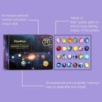 Kit de joyería navideña, Kit de colección de plantas del universo, pendientes de 24 días, collar, caja de calendario de cuenta regresiva - details 4