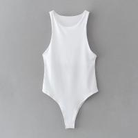Bodysuit Veraniego Para Mujer Sexy Y Slim De Color Sólido Verde Ajustado Casual Chic Para Club Polyester Sin Decoración - details 2