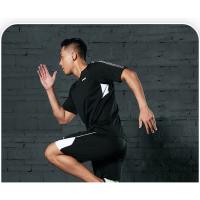 Traje de manga corta de secado rápido para hombre, ropa de fitness deportiva para correr al aire libre, LT311, Verano - details 3
