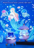 Proyección de Estrellas en el Cielo Pequeña Luz Nocturna, Carrusel, Caballo, Control Remoto, Bluetooth, Audio, Regalos Creativos de Cumpleaños, Linternas de Mesita de Noche - details 0
