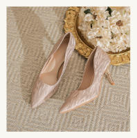 Zapatos de novia principal 2025 diseño francés Tacones altos y estilizados - details 22