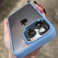 Funda de Metal con Marco para iPhone Cubierta Suave de Acrílico Transparente a Prueba de Golpes - details 12