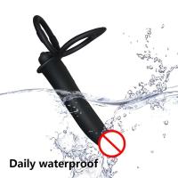 Vibrador Dual Penetración Anal Enchufe Intimo para Parejas Juguetes para Adultos Salud y Diversión - details 10