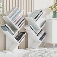 Estantería de árbol, Librería Alta de 6 Niveles Estantería Estrecha de madera con cajones para Sala de Estar, Dormitorio 38×19×112CM Marrón Rústico - details 74