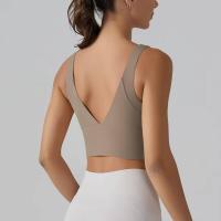 Hmidou Sujetador deportivo para mujer, ropa interior sexy push-up para yoga, correr, gimnasio, tops Fiess, camiseta sin mangas de verano - details 27