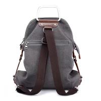 Mochila de lona para mujer, versátil y bolso de hombro a la moda, mochila cruzada multifuncional de estilo Retro para mujer - details 5
