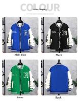 Chaqueta de béisbol holgada para hombre, pareja de estilo americano, top de escenario sual de marca de moda, otoño e invierno - details 4