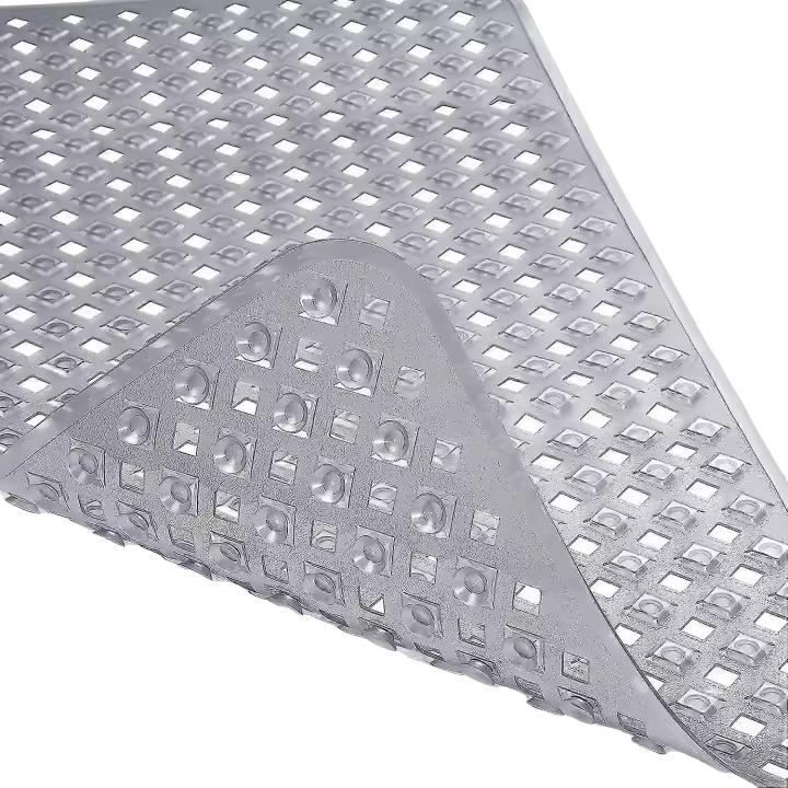 Alfombras de Baño Antideslizantes Diseño de Agujeros de Drenaje, Ventosas, Lavables en Máquina - 1