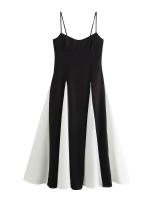 Vestido de Playa Maxi de Moda para Mujeres OUWU Sexy Vestido Halter con Volantes y Encaje - details 1