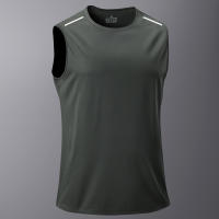 Verano speed dry sport sin mangas camiseta hombre chaleco manga corta ropa de fitness hombre - details 1
