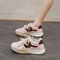 Zapatos de entrenamiento alemanes con suela de plataforma para mujer 2025 primavera nuevo color a juego Forrest Gump zapatos casual versátil antideslizante correr deportes papá zapatos - details 13