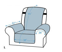 Funda protectora para sillón, cubierta para relajarse, 1 plaza - details 0