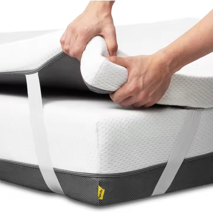 Topper Viscoelástico |   100% viscoelástica |   Grosor 7CM |   Fabricado en España |   Colchón transpirable y desenfundable - 1