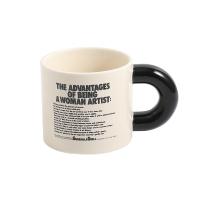 Artista femenino taza de cerámica taza de café creativa taza de leche para niñas oficina taza de recuerdo simple ins - details 5
