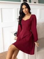 Elegante vestido de noche Midi de lujo para mujer, nuevo vestido de manga larga de Color sólido, vestidos Vintage de moda, promoción - details 16