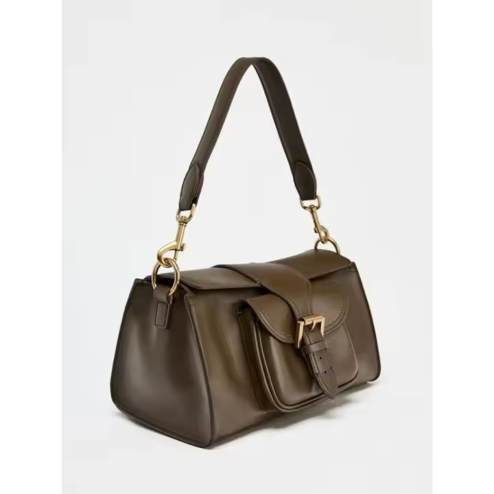 Bolso de mujer 2025 primavera nueva hebilla bolsillo decoración hebilla magnética flip gran capacidad bolso de hombro - 1