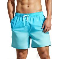 Traje de baño para hombre de secado rápido, bañador corto con forro de malla y bolsillos. - details 5