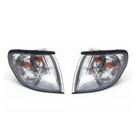 Par de faros delanteros de esquina, luz indicadora de señal de giro para HYUNDAI H1 Starex 1995-2005, blanco - details 0